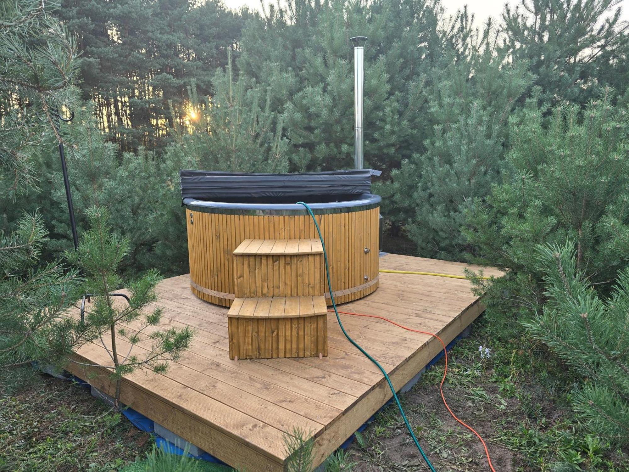 Oaza Swiety Spokoj - Domek Z Balia I Jacuzzi Rzasnik Luaran gambar